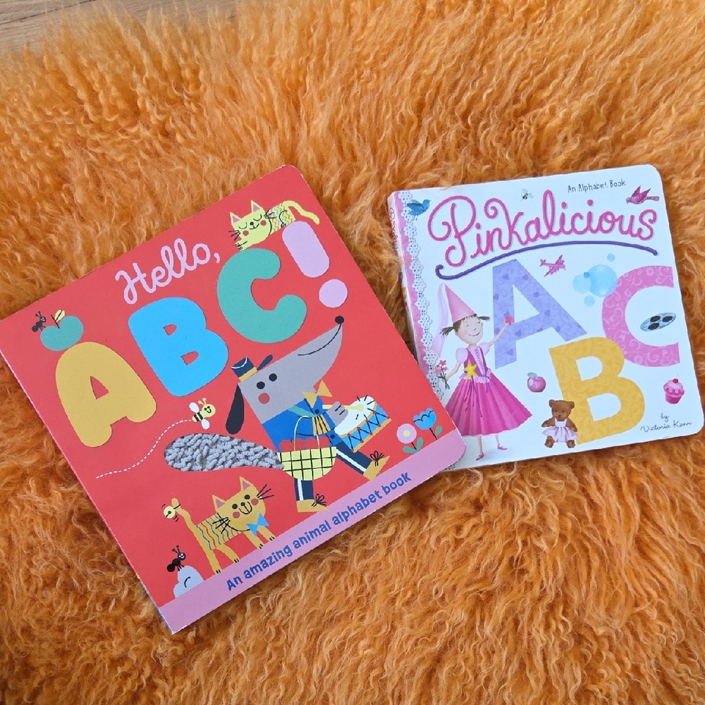 Hello, ABC! and Pinkalicious ABC Baby Book Set